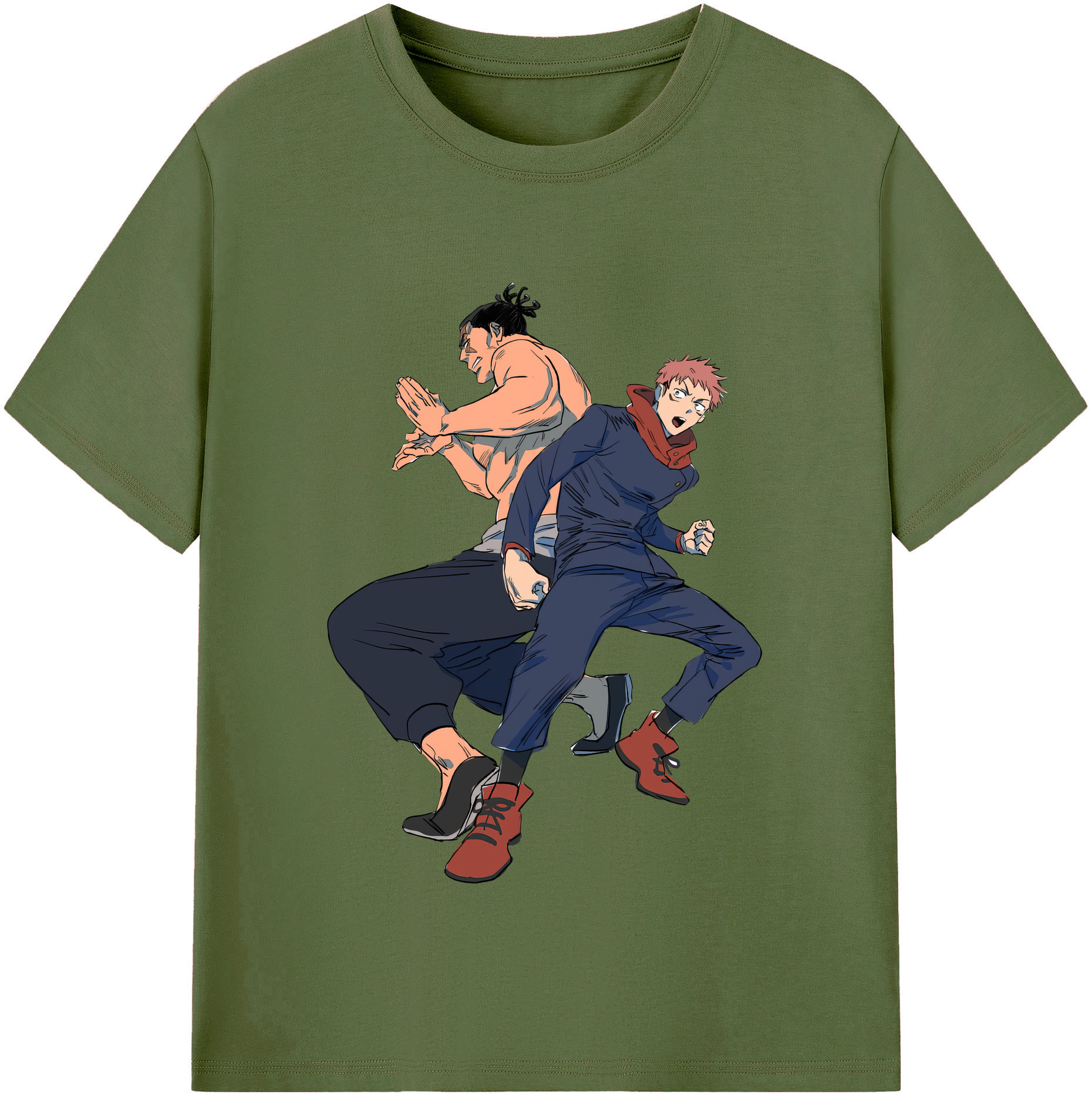 （画像用） 呪術廻戦 Jujutsu Kaisen 綿100％半袖Tシャツ（フロントプリント）